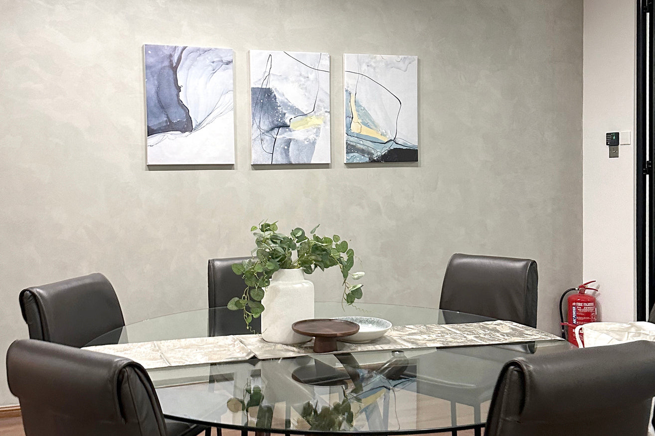 A soulful blue office