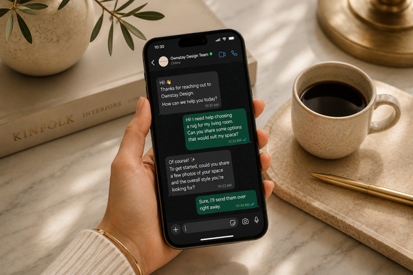 Real people on WhatsApp
