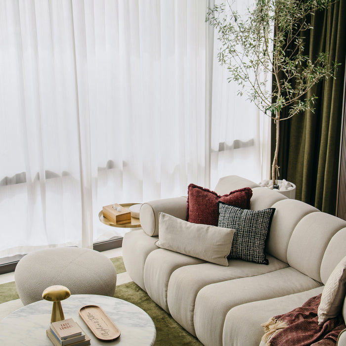Bedroom styling in a Regent Suites apartment